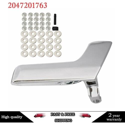 For Mercedes-Benz W204 C-Class AMG X204 GLK-Class Chrome Interior Door Handle Kit for Left