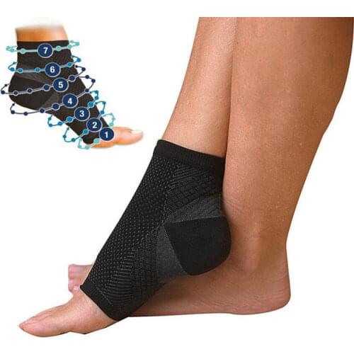 1 Pair Foot angel anti fatigue outerdoor men socks compression Breatheable foot sleeve Support Socks Men Brace Sock