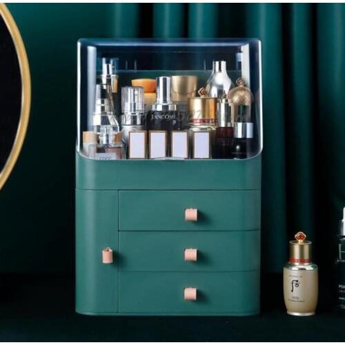Cosmetic Storage Box Desktop Net Red Skin Care Products Dressing Table Makeup Tools Lipstick Finishing Large-capacity Shelf