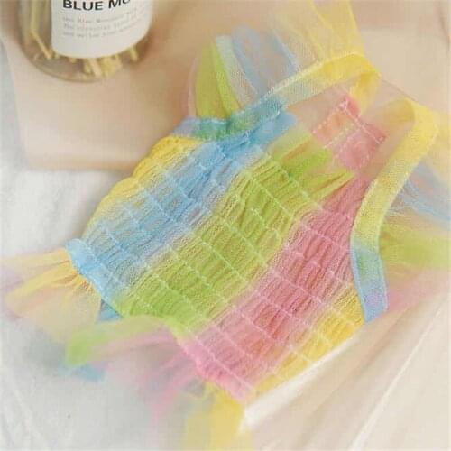 Summer Dog Princess Dress Cat Chihuahua maltese Pomeranian Skirt Puppy Dresses Small Dog Clothes Pet Clothing Poodle Corgi Vest