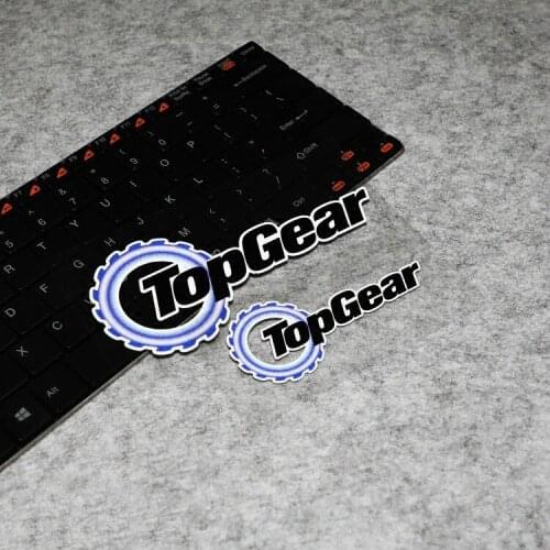 GalonDeco Top Gear Fashion Words Sticker Car Modification Cool MOTO GP Helmet Reflective Safety Sticker Car Stickers and Decals