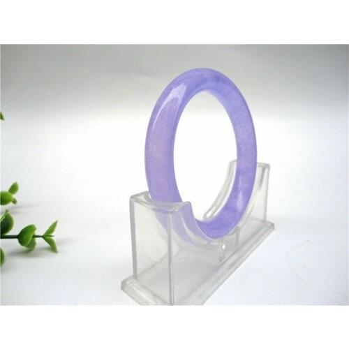 Natural Jade Purple Bangle Bracelet Hand-Carved Charm Jewelry Fashion Accessories for Men Women Accessories Bangles 56-64mm