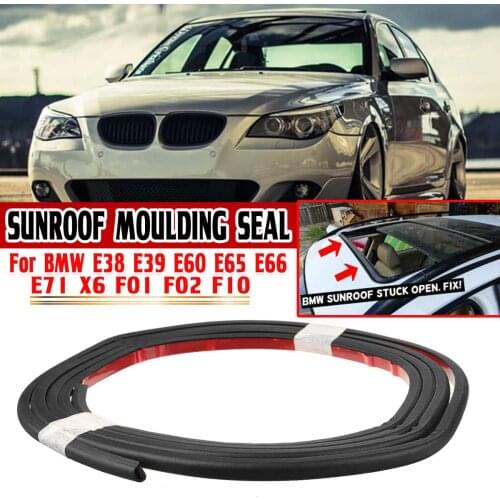 Car Sunroof Moulding Seal Strips Windshield Rubber Seal Dustproof For BMW E38 E39 E60 E65 E66 E71 X6 F01 F02 F10 54107245551