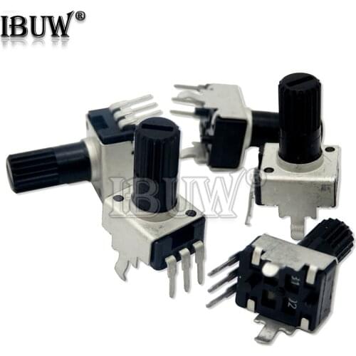 10pcs RV09 Vertical 12.5mm Shaft 1k 2k 5k 10k 20k 50k 100k 0932 Adjustable Resistor 9 Type 3pin Seal Potentiometer IBUW