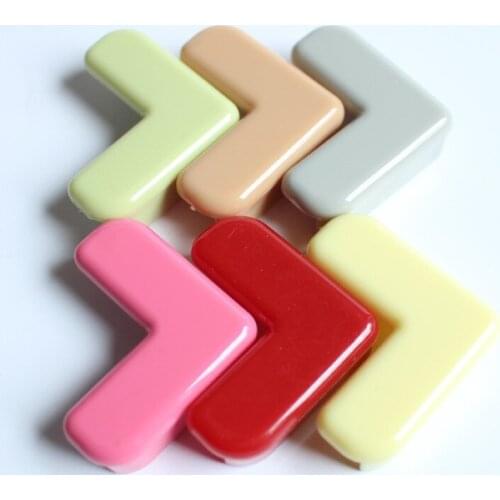 Baby Safety L Shape Candy Colors Protector Cover Table Corner Guards Children Protection Furnitures Edge Corner Guards