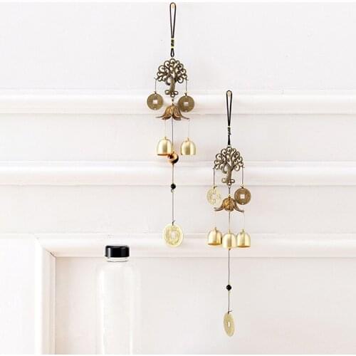 1pc Lucky Tree Wind Chime Copper Yard Garden Outdoor Decoration Metal Wind Chimes