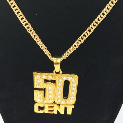 2021 Popular Street Hip Hop Necklace Street Dance Accessories In Europe And America Cross Border Goods Source Of Amazon Men Jewe