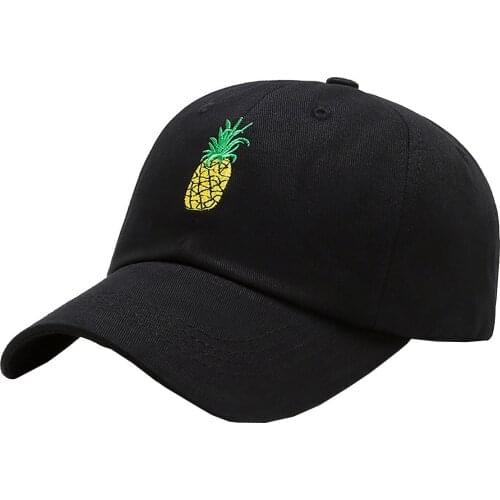 Pineapple Printed Baseball Caps Unisex Snapback Sun protection Hats Outdoor Adjustable Cotton Visors Dad Hat Sports Casquette