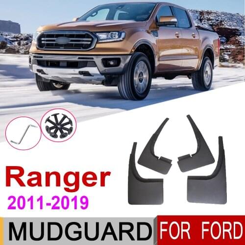 Mudflap For Ford Ranger wildtrak T6 2019~2011 Fender Mud Guard Flap Splash Flaps Mudguards Accessories 2016 2015 2014 2013 2012