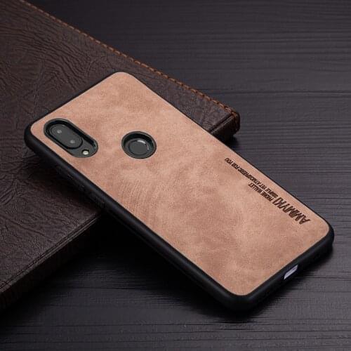 AMMYKI Pu leather case For Xiaomi Redmi 7 7A 8A Case Soft Silicone case For Xiaomi Redmi 6 PRO A2 Lite Case