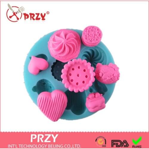 Button Shape Cake Mold Fondant Cakedecorating Tools Soap Chocolate Mold for The Kitchen Baking Cake Tools Moulds Silicone Rubber