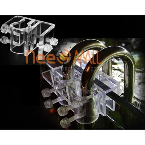 HOT Acrylic Pipe Clear Holder Fix Bracket Hook for Inflow Outflow Lily 13mm 17mm Aquarium Water Plant Fish Tank Filter Accessory