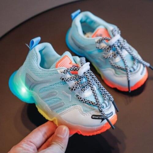 HOBIBEAR Kids Glowing Shoes