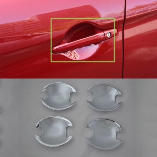 ABS chrome door handle bowl cover Car Styling accessories For Mitsubishi 2013 ASX