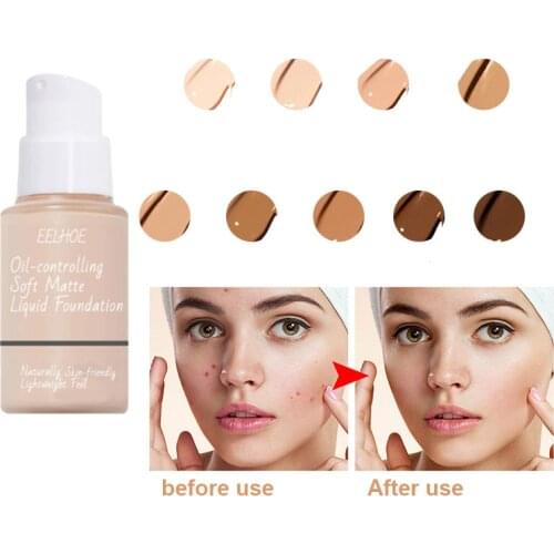 Mineral Touch Concealer Foundation Facial Base Cream Whitening Brighten Moisturizer Liquid Foundation Makeup Primer TSLM2