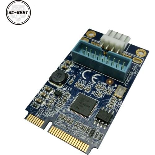 Mini PCIE transfer 19 pin USB3.0 transfer card mPCIe transfer 2 pin USB3.0