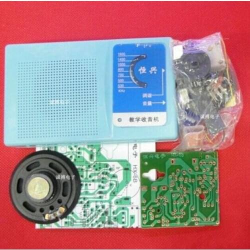DIY Kits Superheterodyne Radio Receiver 6 Transistor +sch+case