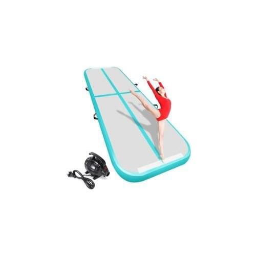 3m Inflatable Gymnastic Mat Taekwondo Flip Mat Household Air Track Floor Trampoline Yoga Mat Parkour Multifunctional Sports Mat