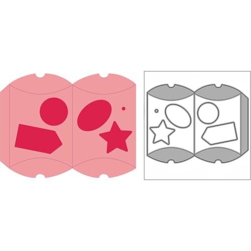 New Cylindrical Box Star Tag Craft Embossing Mold 2021 Metal Cutting Dies for DIY Decor Scrapbooking Album Card Making No Stamps