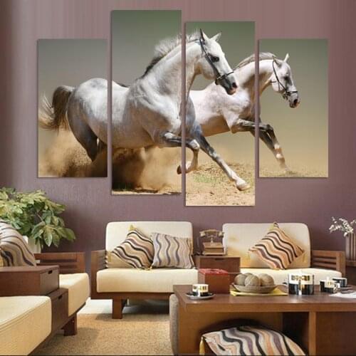 New arrivals animals canvas painitng print horse Wall Pictures for Living Room Art Decoration Pictures No Frame D043