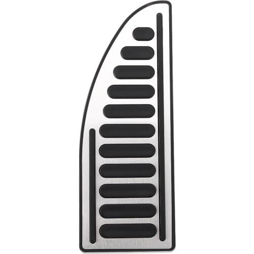 Fit For Ford Focus Mk2 Mk3 Escape Kuga c-Max s-Max Mondeo Mk4 Fiesta Mk7 Chrome Footrest Pedal Cover Foot Rest Pad Trim Refit