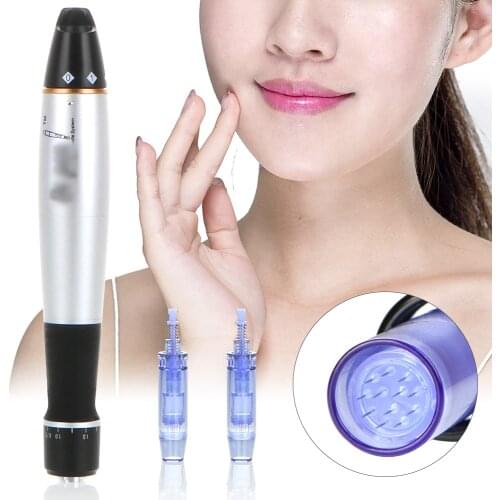 Portable Electric Roller Pen Micro Needles Machine For Skin Rejuvenation And Acne Removal