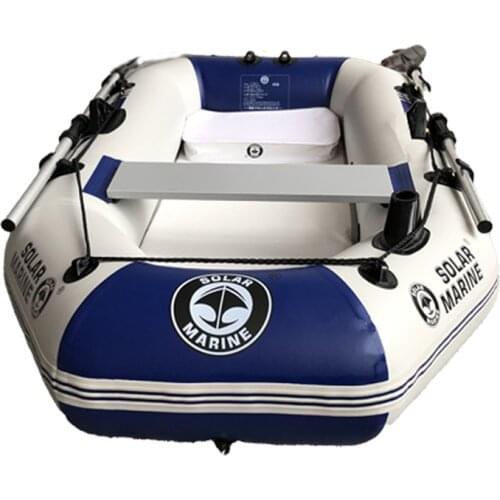 Solar Marine 200 CM 2 Person PVC Inflatable Kayak Boat Portable Wear-resistant Suitable For Adult And Kids Canoe With Accessory