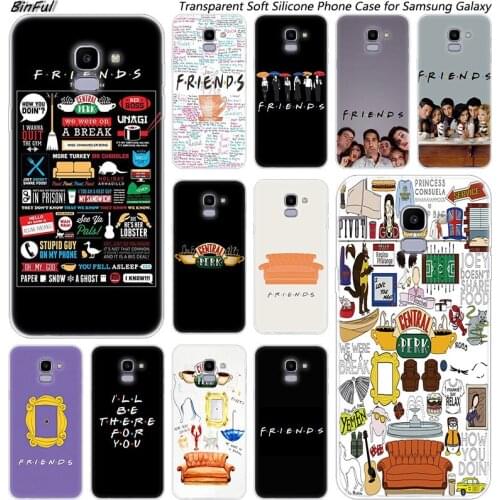 Hot Friends Together Silicone Phone Case For Samsung Galaxy J8 J6 J4 2018 J2 Core J5 J6 J7 Prime J3 2016 2017 EU J4 Plus Fashion