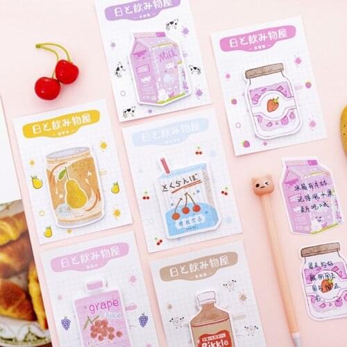 Cute Memo Pad Cartoon Kawaii Japan Style Sticky Notes for School Office Supplies Stationery Promotion Kids Gift Wholesale