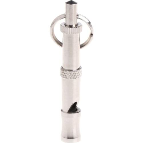 Pet Dog Training Obedience Whistle Ultrasonic Supersonic Sound Pitch Quiet Adjustable Flute Puppy