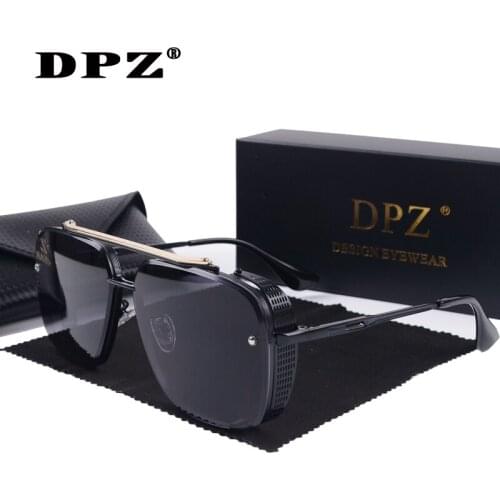 DPZ PUNK Mach six Style Gradient Sunglasses women Fashion Men Vintage Brand Design uv400 Sun Glasses Oculos De Sol