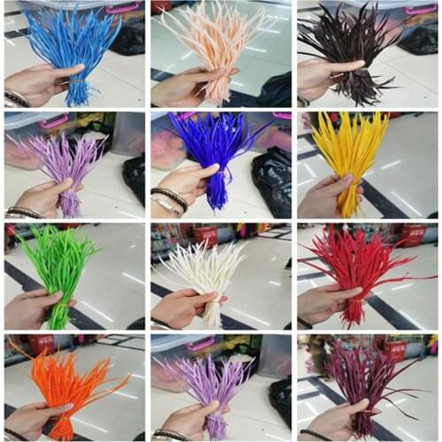 Wholesale20-100pcs/Lot Single Color thin soft Turkey Marabou Feathers washed goose Fluffy feathers for crafts wedding decoration
