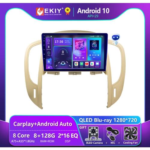 EKIY 6+128G Autoradio Android 10 For Buick LaCrosse 2009-2013 Car Radio Multimedia Blu-ray IPS Screen Navigator GPS no 2din DVD