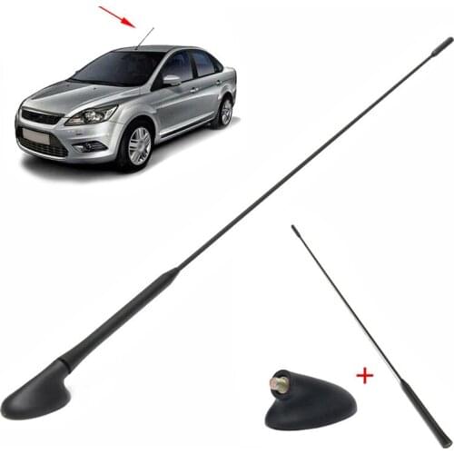 Roof Antenna mast kit Exterior Parts With Base Kit Replacement AM/FM Useful
