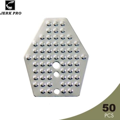 JERK PRO 50PCS Super Stainless Steel Swim Jig Blades For Chatterbait Shakee Blade Angler’s Tackle Craft