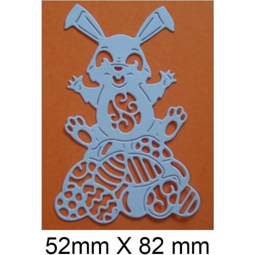 Cute Easter Bunny Rabbit Metal Cutting Dies Stencils for DIY Scrapbooking Photo Album Decorative Embossing Card Crafts Die Cut