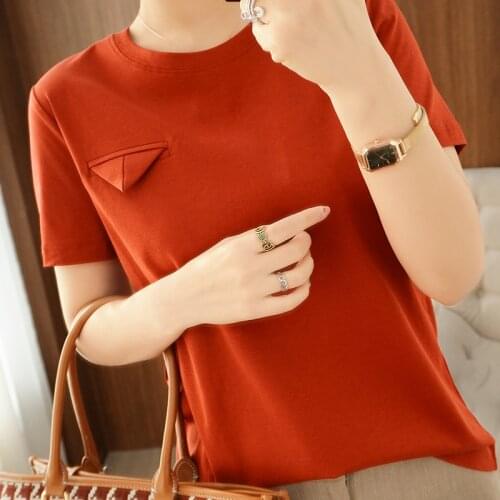 MoYuanyi Women's Knitted T-shirts