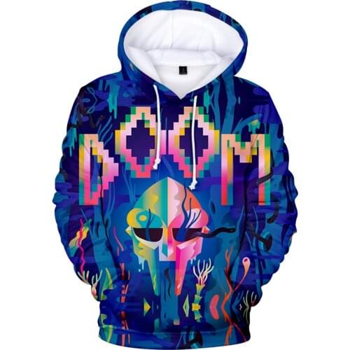 MF DOOM 3D Print Fashion Fall Winer Suit Hoodies Sportswear Hooded Women/Men Punk Hip hop Gothic Style The hooded