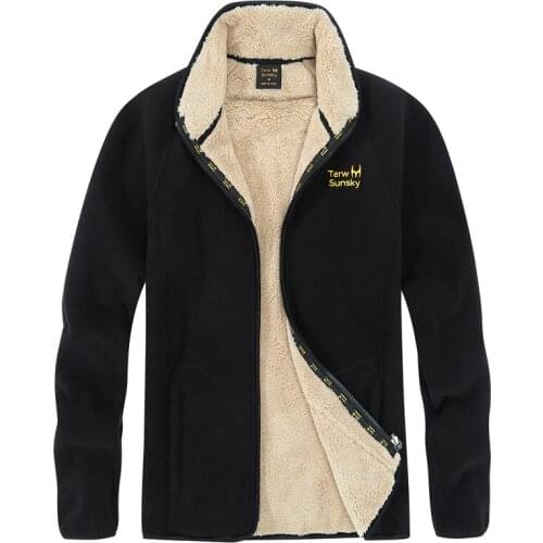 TR006 Taier Sensky outdoor new thick and fleece fleece men