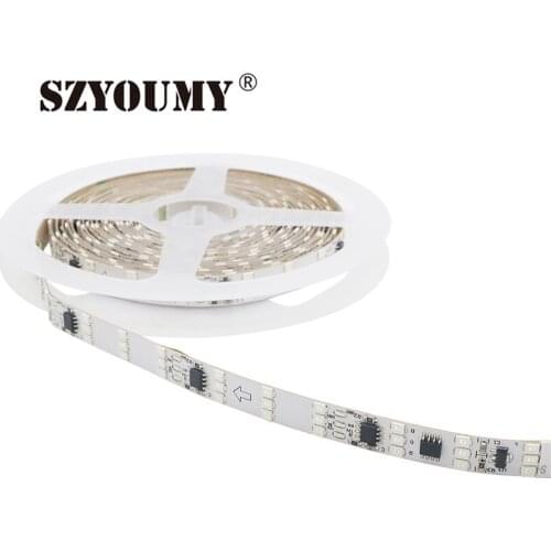 SZYOUMY 2835 Led Strip Light 10M/ Lot RGB Dream Color Non-waterproof Flexible Lamp Tape 180 Leds/M Decor Ribbon Lighting