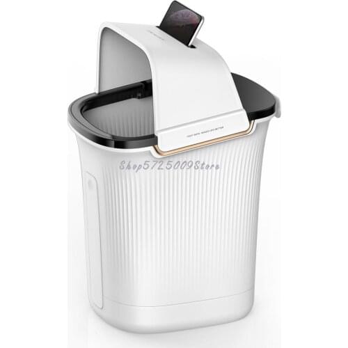 Bathtub Full Automatic Electric Massage Heating Constant Temperature Household Foot Wash Basin Deep Soaking Bucket Over