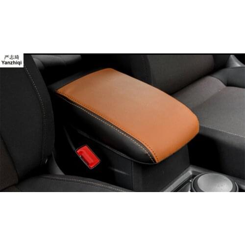 High Quality Microfiber leather Armrest box Cover Protective sleeve Protective film For VW Volkswagen 2017 2018 GOLF 7 GOLF MK7