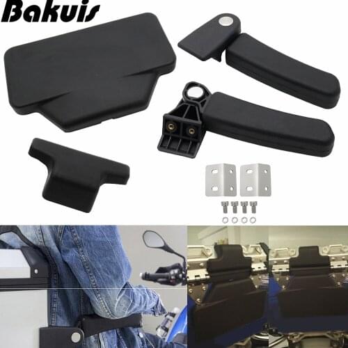 Motorcycle Tail box Cushion Passenger Backrest lazyback Pad + Drilling Required For BMW R1200GS LC Rear Box Passenger Armrests