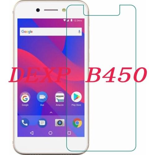 Smartphone 9H Tempered Glass for DEXP B450 5.0" Explosion-proof Protective Film Screen Protector cover phone