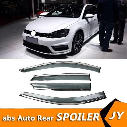 For Volkswagen GOLF 2015 Window Visor Vent Shades Sun Rain Deflector Guard For Volkswagen GOLF Auto Accessories 4PCS/SET