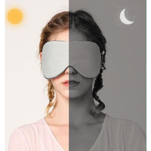 1Pcs Sleep Mask Natural Sleeping Eye Mask Eyeshade Cover Shade Eye Patch Women Men Soft Portable Blindfold Travel Eyepatch