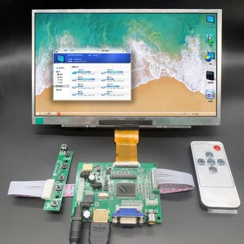 10.1Inch LCD Screen Display Monitor Driver Control Board 2AV VGA HDMI-Compatibl for Raspberry Pi Banana/Orange Pi Mini Computer