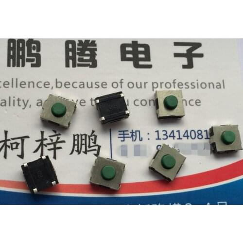 10PCS/lot SFKRA335 Imported Taiwan Fuhua tact switch 6*6*3.1mm inner patch 4 feet bag foot button fretting