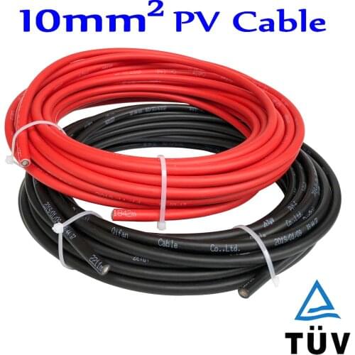 10mm2 PV Cable solar cable pv panel connection wire cable