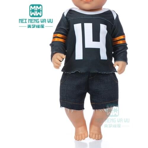 43CM New sportswear, jerseys, casual wear for American doll OG girl dress